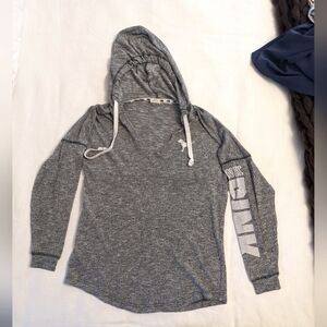 Victoria's Secret Pink Heather Gray Sweater Hoodie